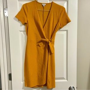 J.Crew textured knit wrap dress